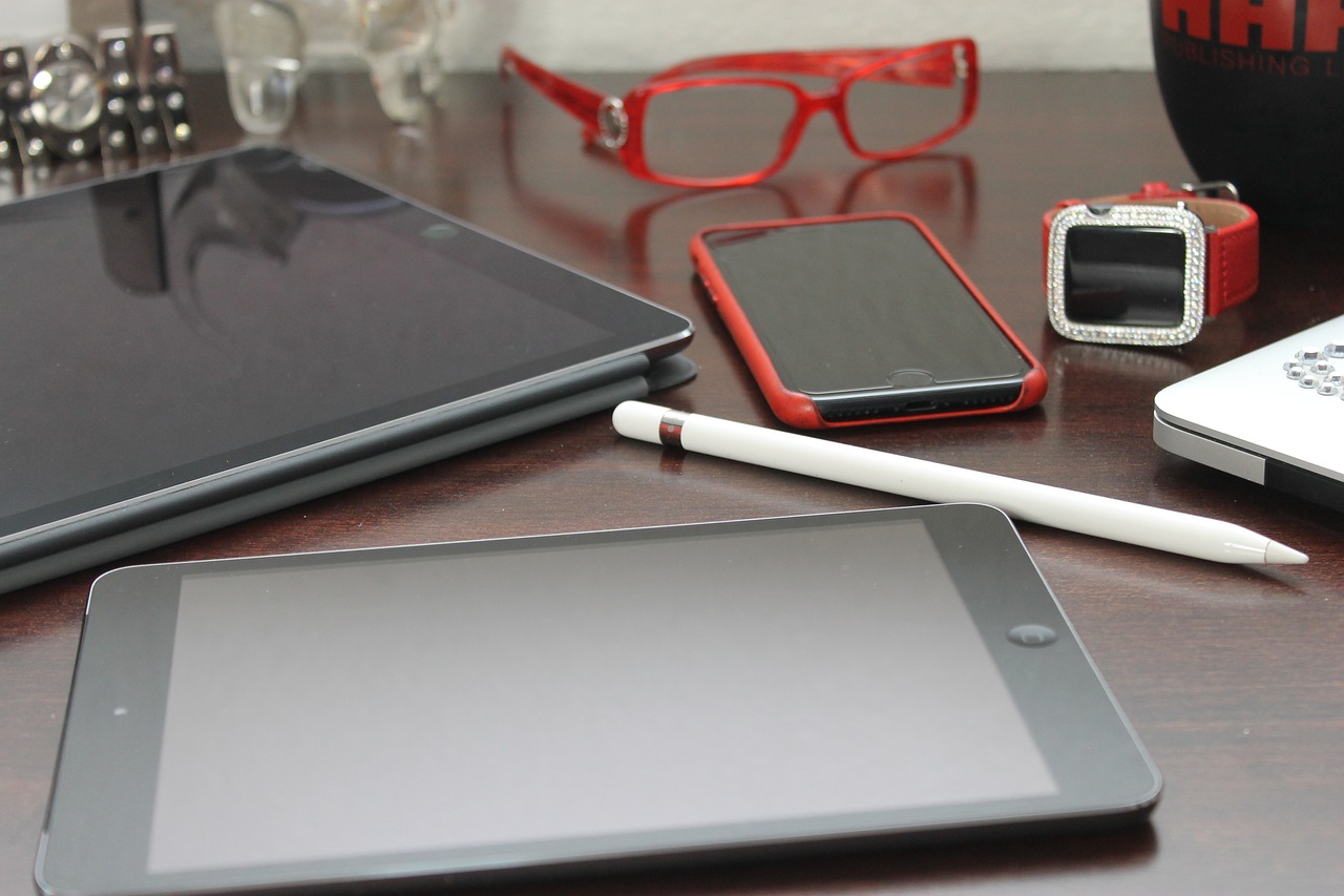 Stock image of office equipment