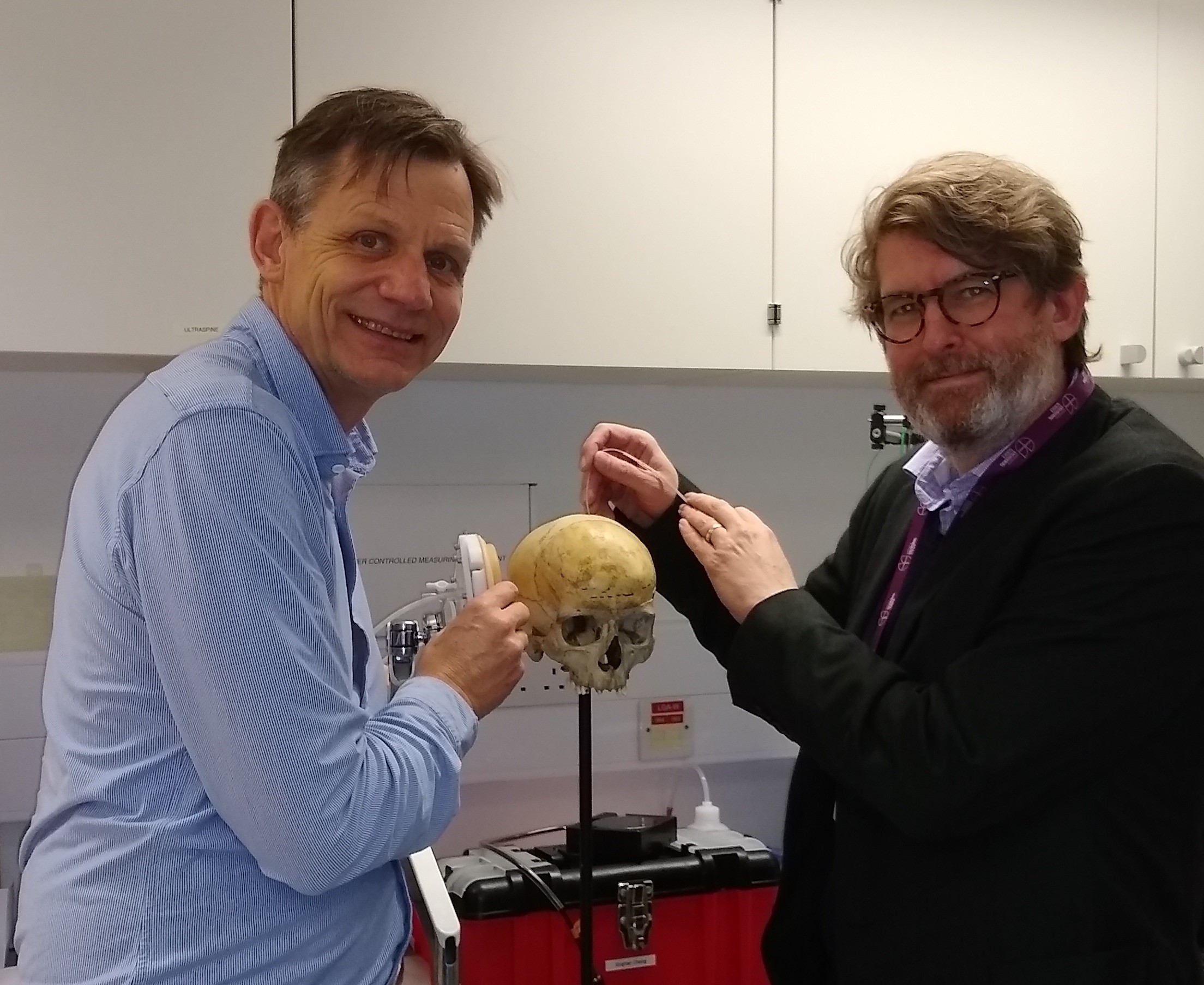Professors Robin Cleveland (left) and Tim Denison
