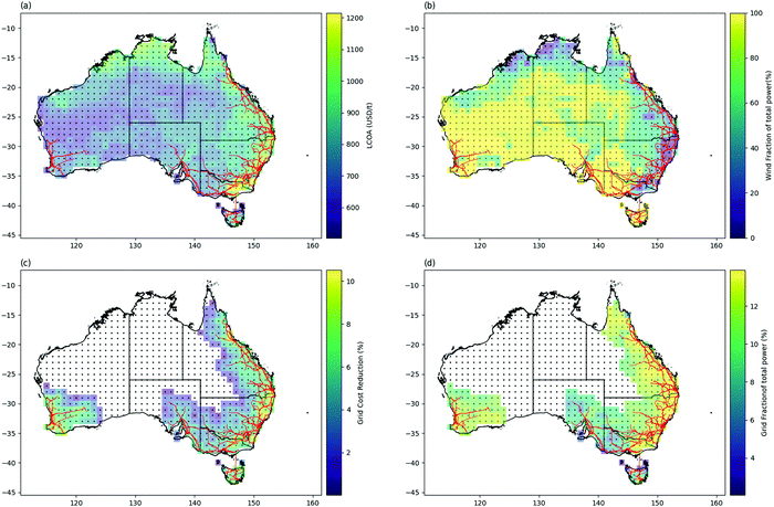 Impact of grid connectivity on cost and location of green ammonia production: Australia as a case study	Check for updates