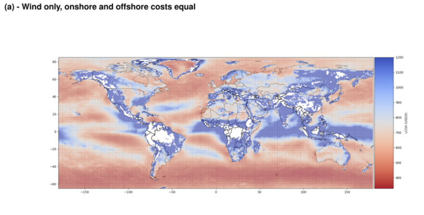A global, spatially granular techno-economic analysis of offshore green ammonia production