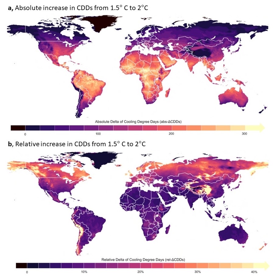 ‘Cooling Degree Days,’ or CDDs are used in research and weather forecasting to help quantify the heat exposure or need for cooling. 