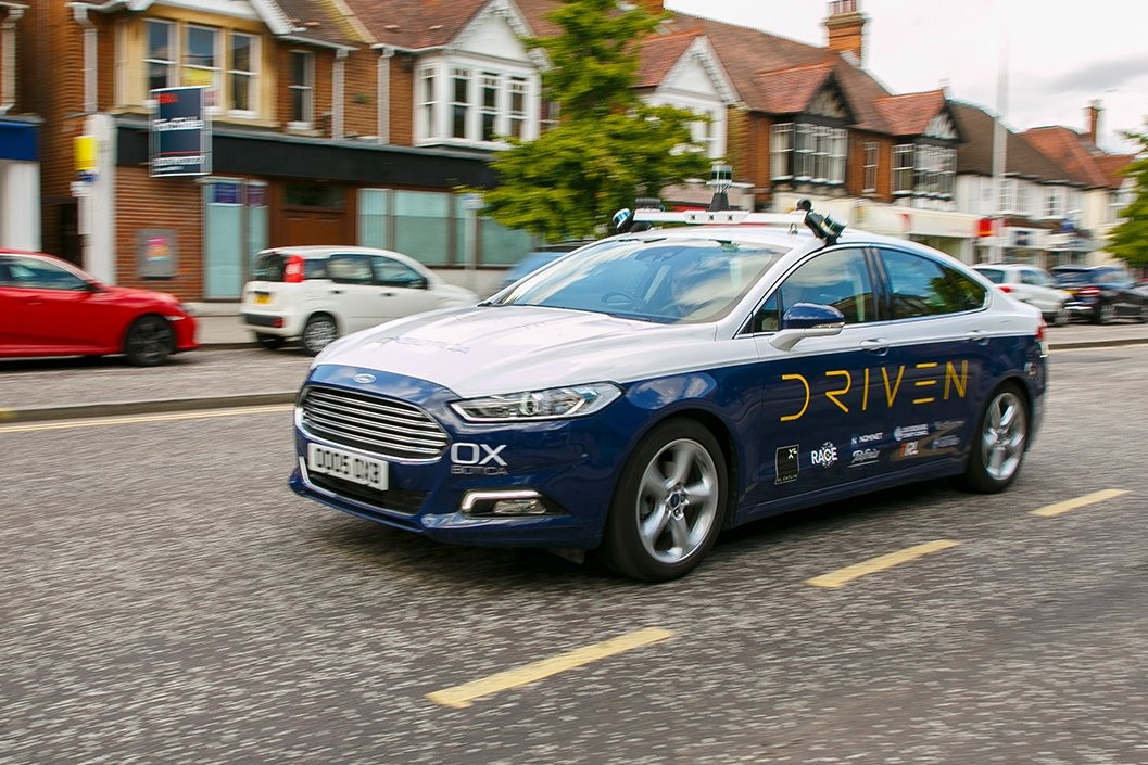 A DRIVEN consortium autonomous car in trials in Hounslow, London