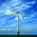 A single wind turbine