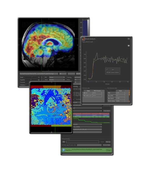 Collage of scan images