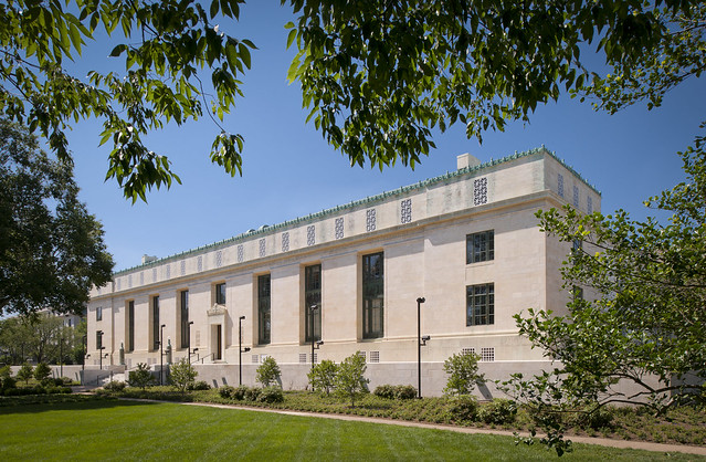 National Academy of Sciences building, located in Washington, D.C., photo by Maxwell MacKenzie