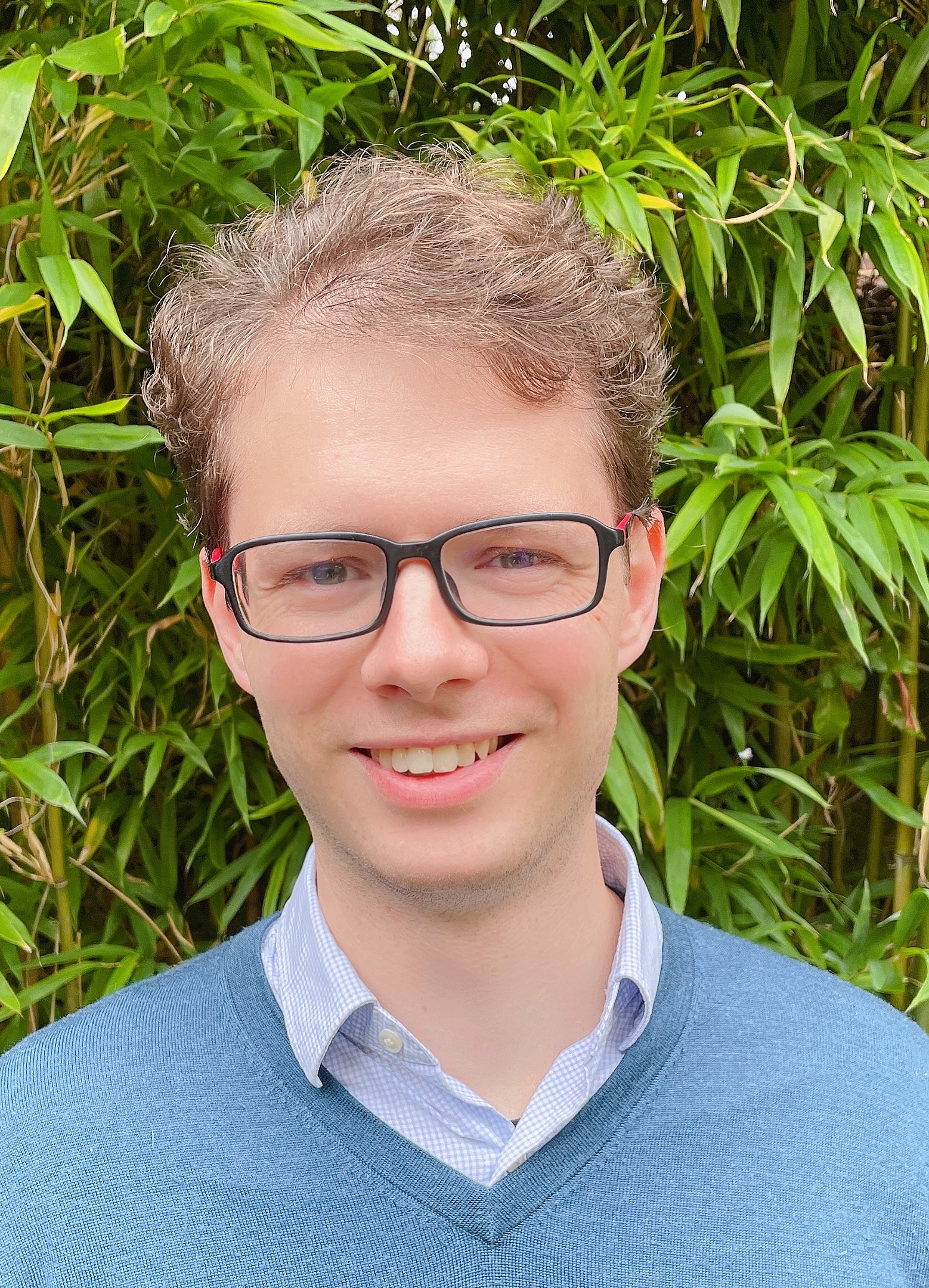 A high quality head-shot photo of Professor Wouter Mostert, a white man.