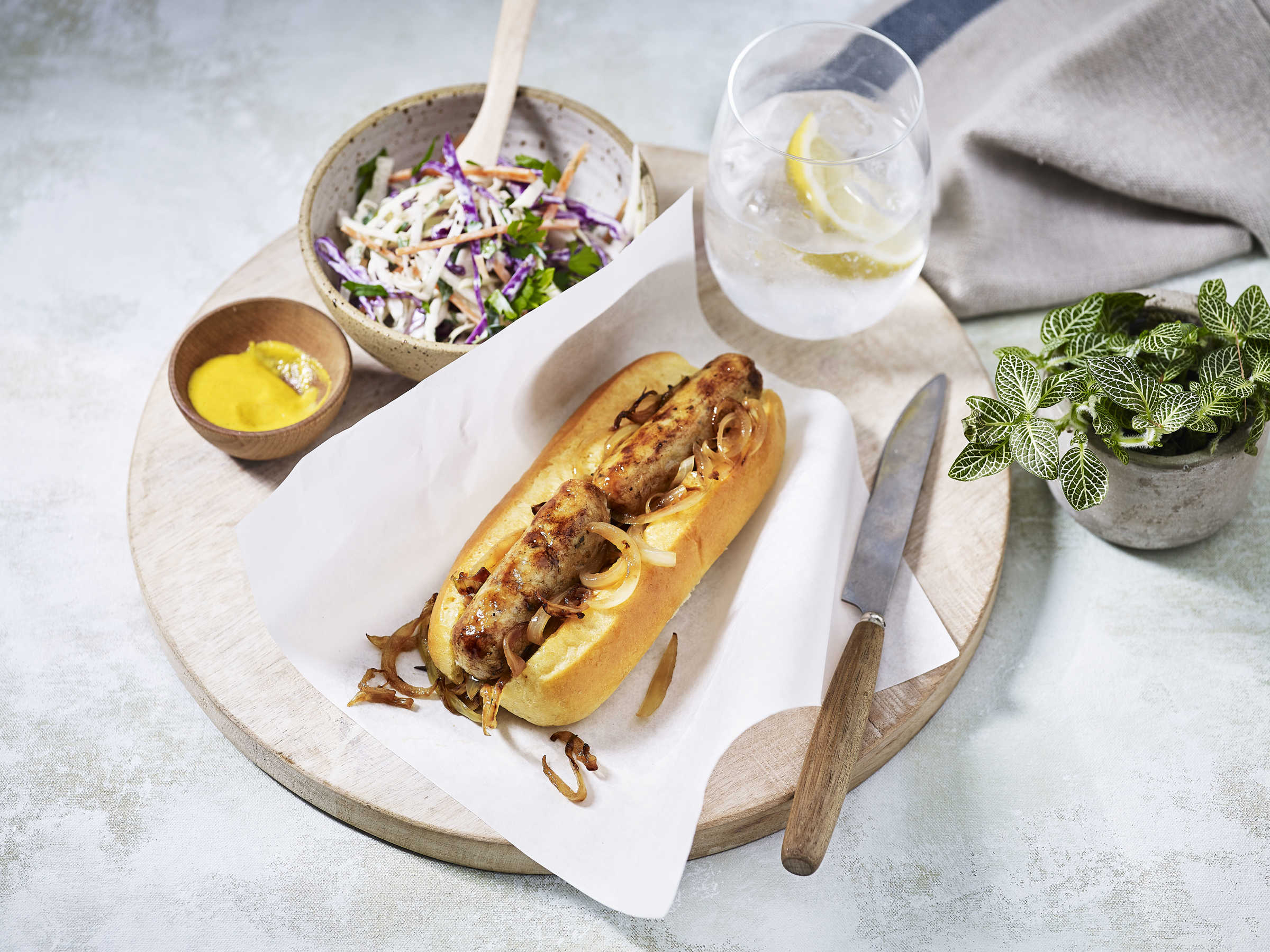 Ivy Farm hotdog