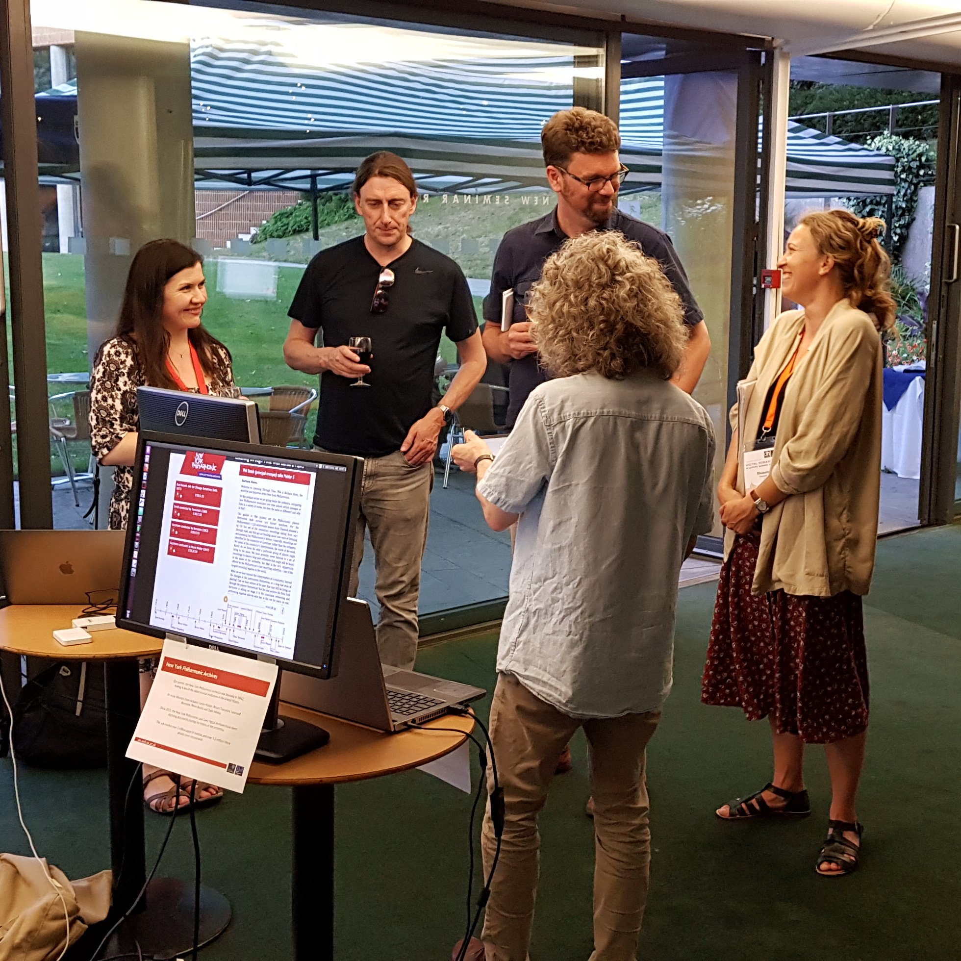 Participants at Narratives Through Data Event