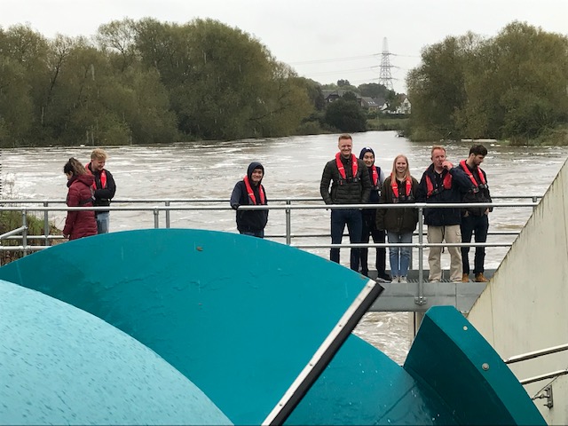 Energy MSc Students at Sandford Hydro