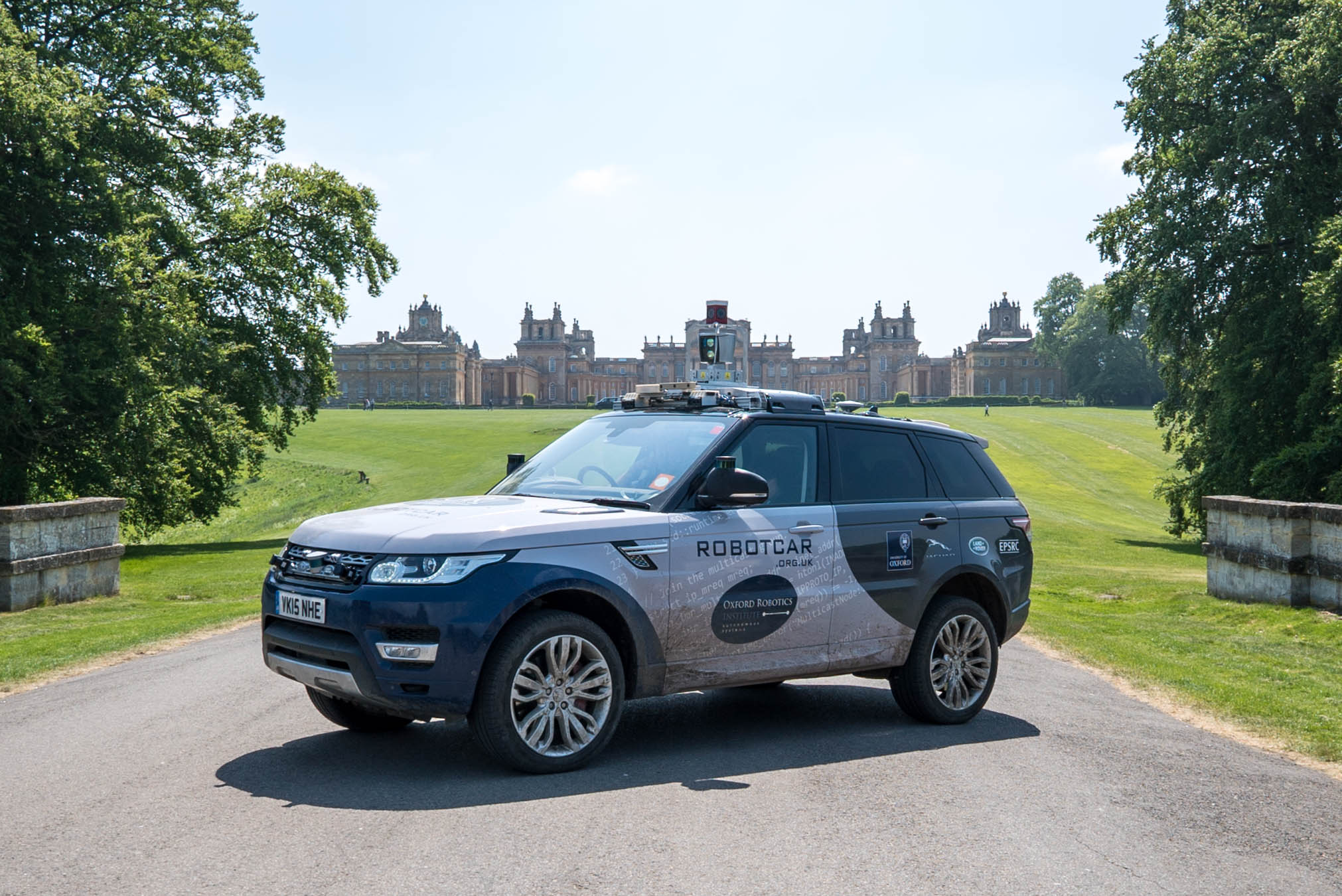 Robot car at Blenheim Palace
