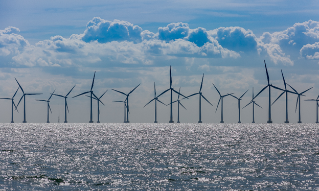 Dogger bank the world’s largest offshore wind farm. Masha Basova. Shutterstock