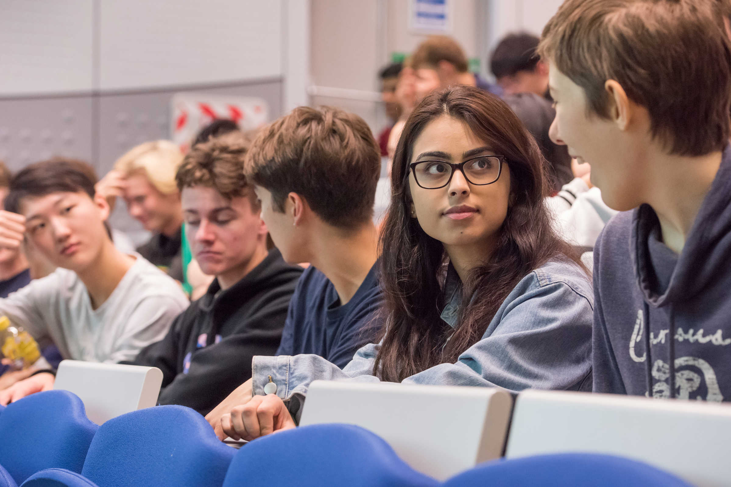 Students in lecture theatre