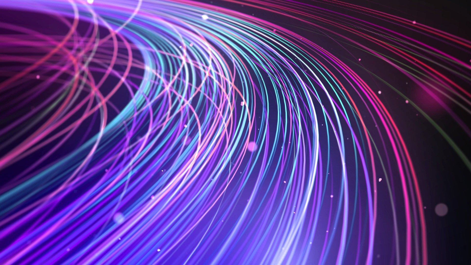 Stock photo of fibreoptic light streams