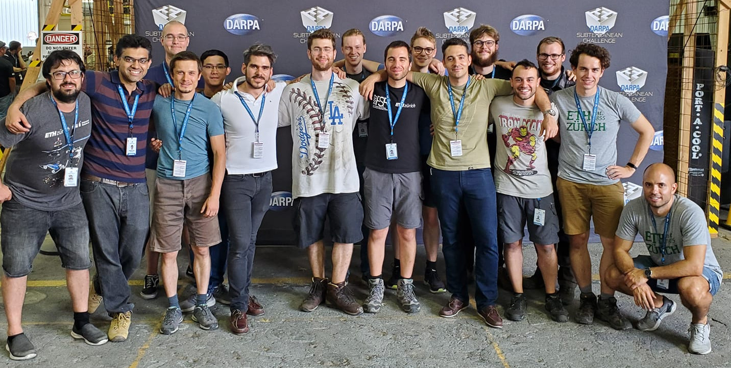 DARPA Sub T Challenge group photo 2019. 