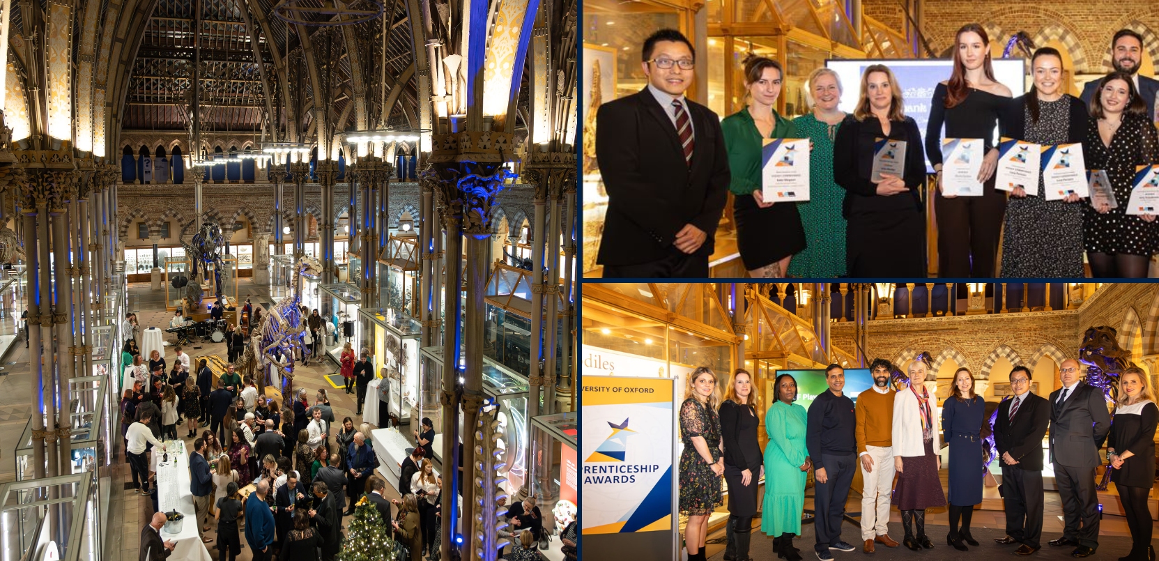 A selection of images from The University of Oxford Apprenticeship Awards 2023.