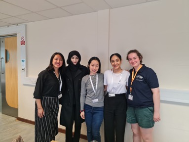 Chengying Liu with her group from the Women in Engineering network