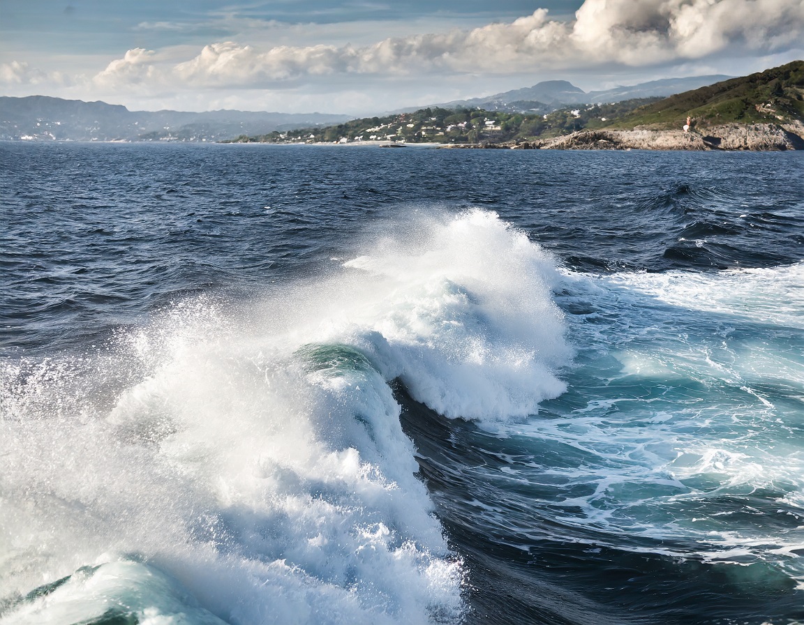Stock image of coastal waves