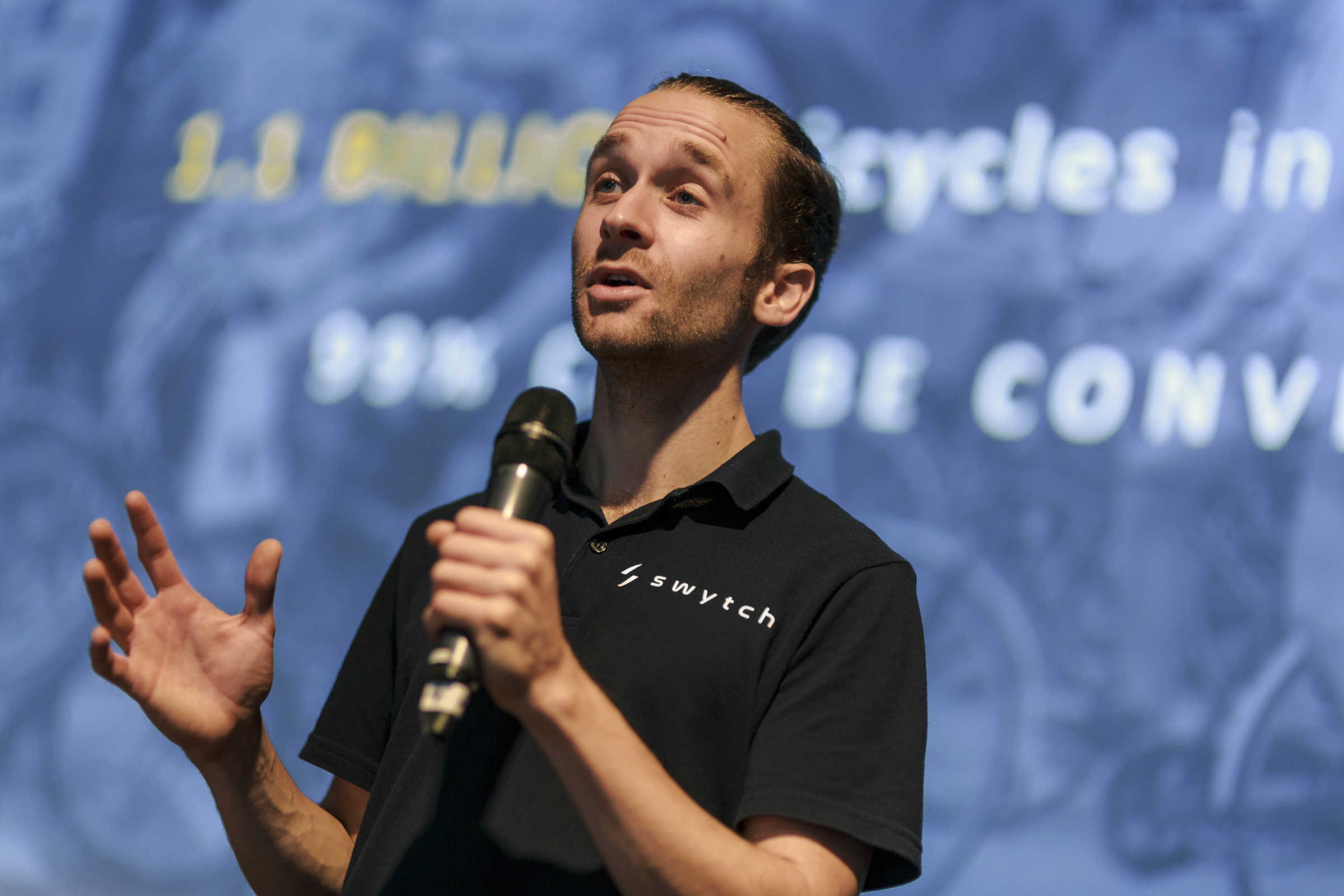 Swytch CEO Oliver Montague who graduated from Engineering Science in 2012