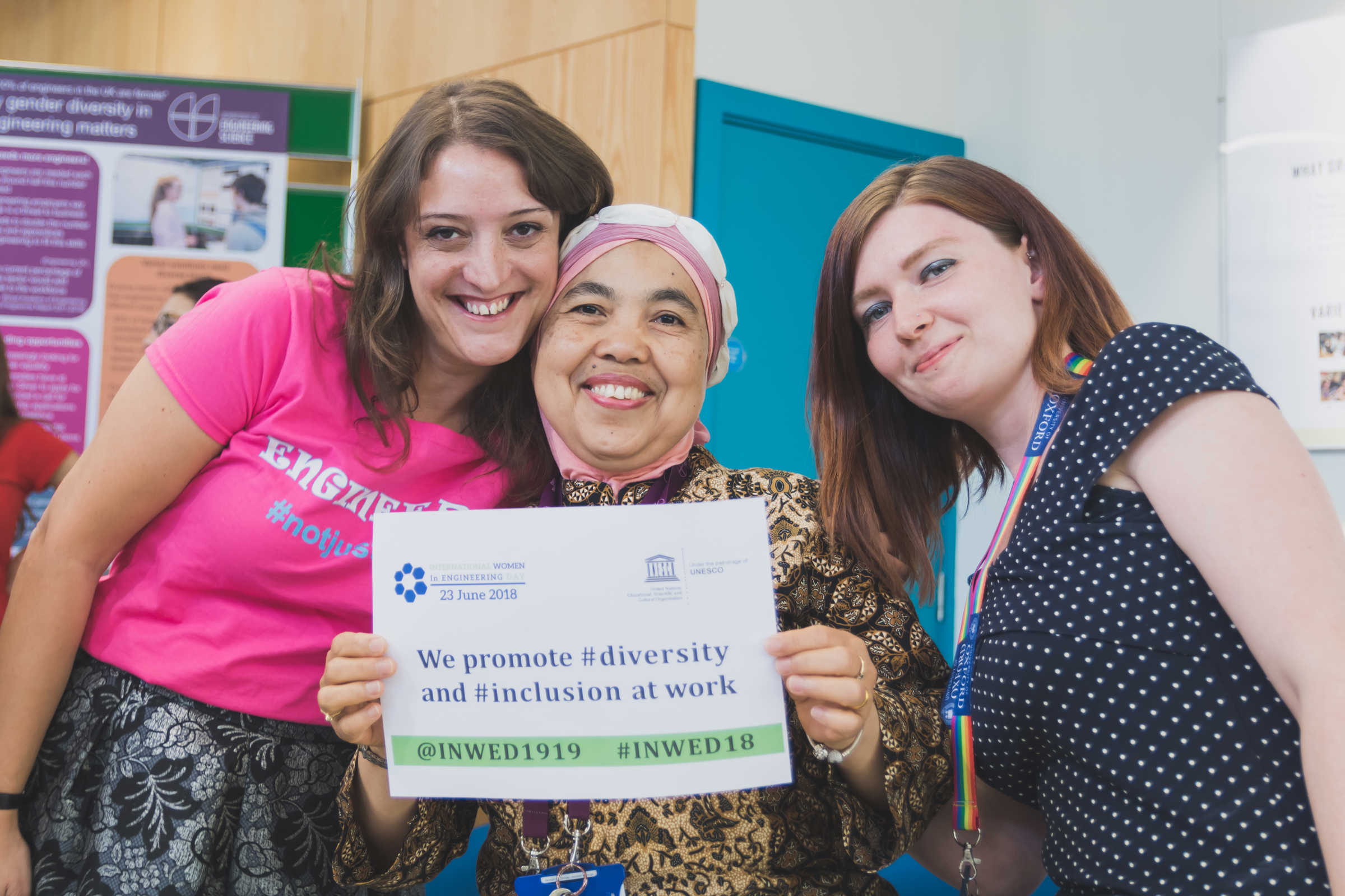 Photo of three women smiling