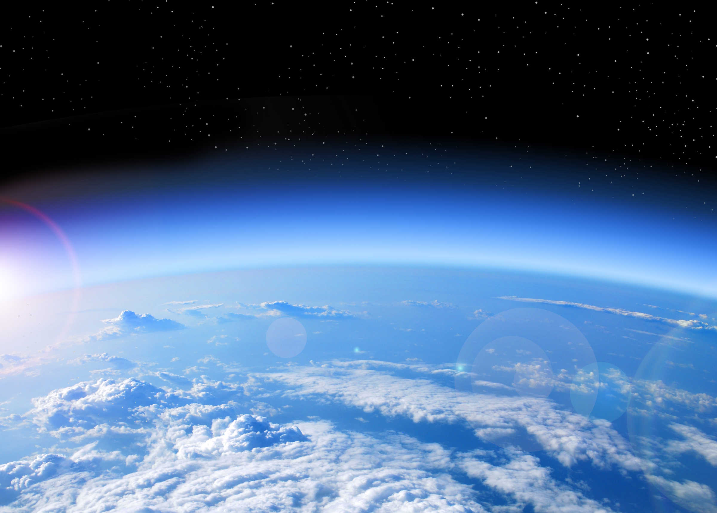 Earth viewed from space