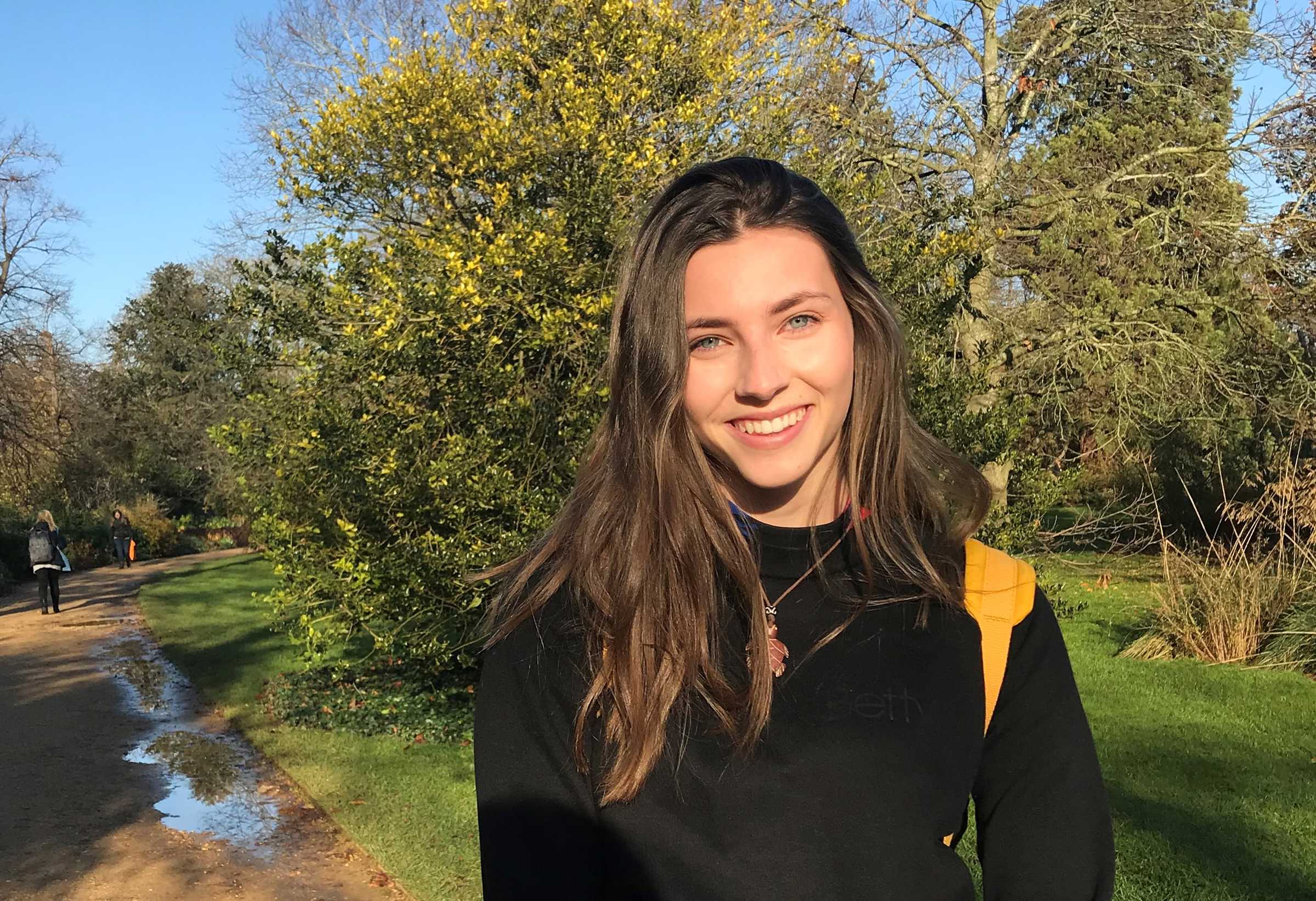 Young woman smiling