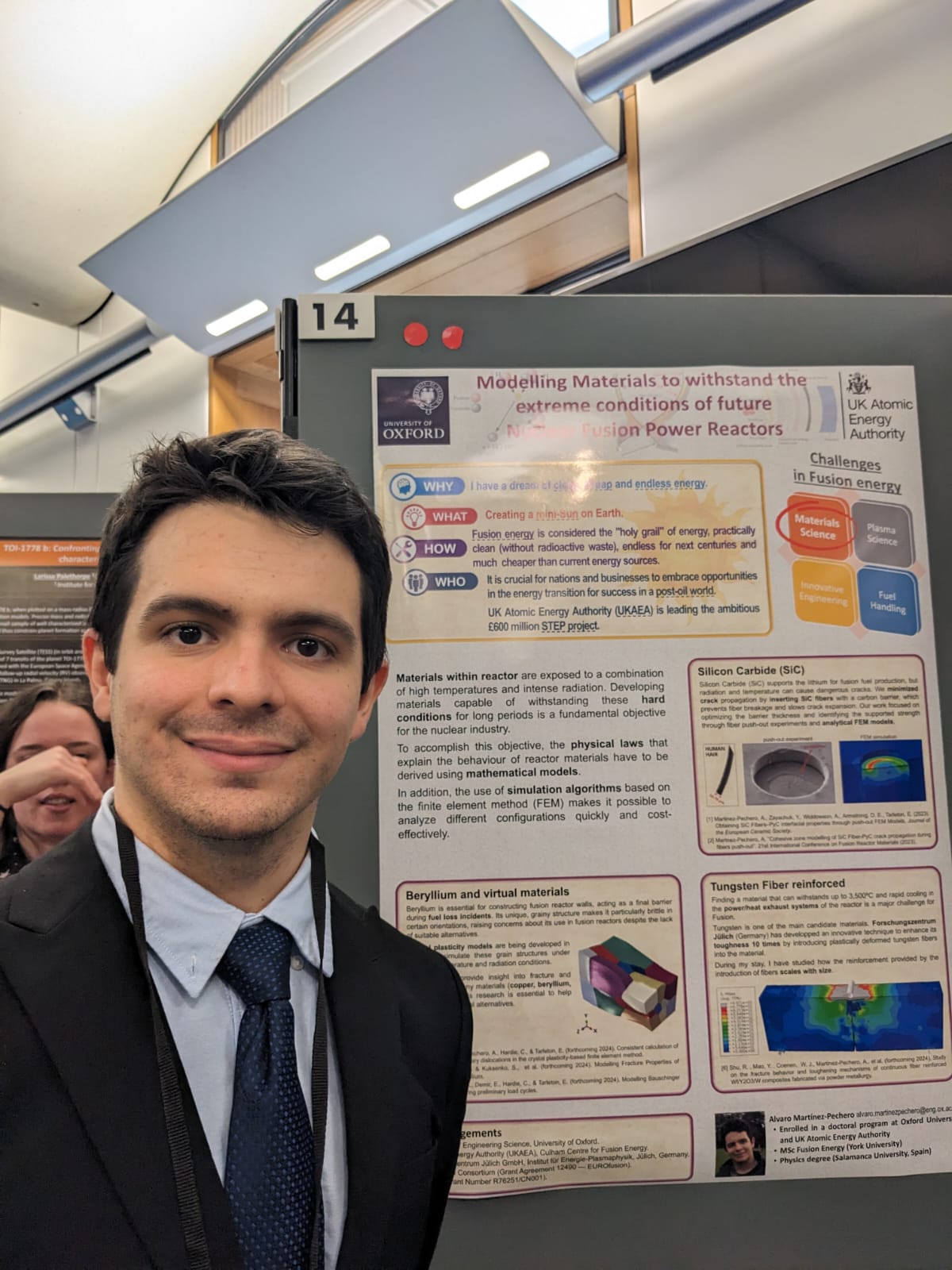 Álvaro Martinez Pechero a Ph.D. student of the Engineering Department and St Cross College